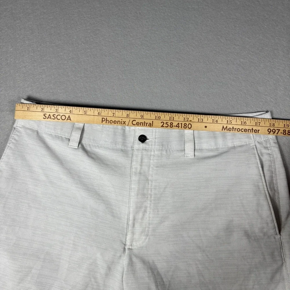 Lot of 2 Callaway Mens Golf Shorts 36 Blue/White Performance Stretch Flat‎ Front